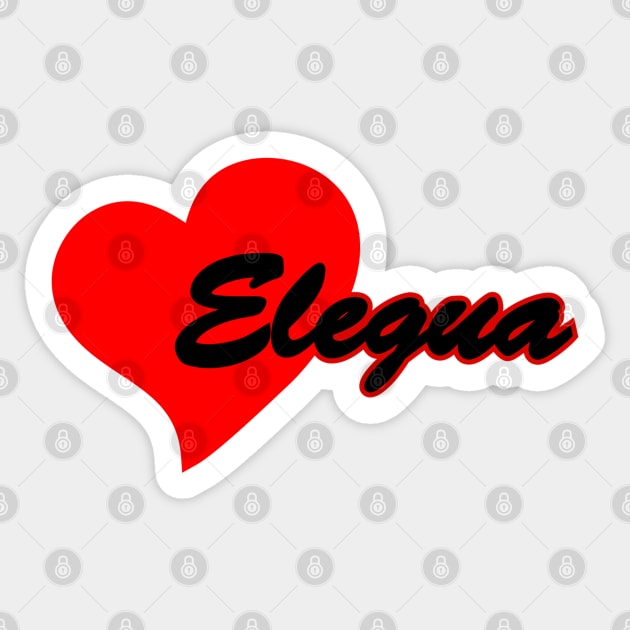 Elegua Sticker by Korvus78